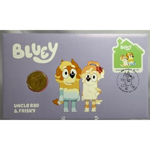 2024 1 Dollar PNC Bluey - Uncle Rad & Frisky