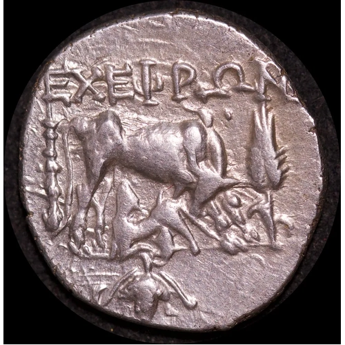 Ancient Greece (Illyria Dyrrhachium) 275-48 BC Silver Drachm about EF