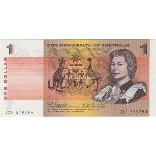 1968 $1 Star Note Coombs/Randall R72SF Uncirculated