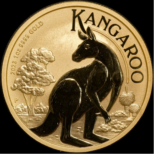 2023 Gold 1 Ounce Kangaroo Nugget Bullion Coin