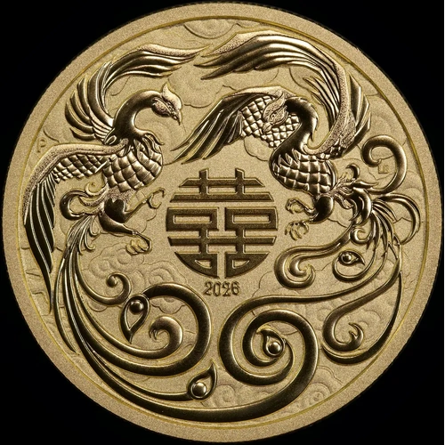 2026 Gold 1 Ounce Uncirculated Coin Double Phoenix