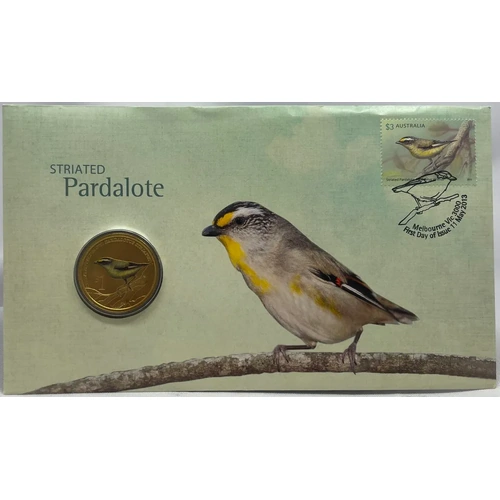 2013 1 Dollar PNC Australian Waterbirds Striated Pardalote