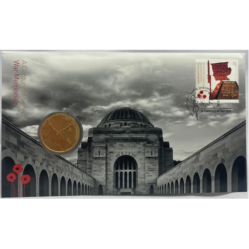 2018 1 Dollar PNC ANZAC War Memorials A Centenary of Service
