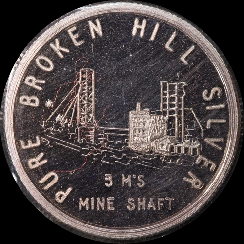 Silver Medallion Undated Broken Hill - South Mine