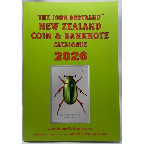 New Zealand 2026 Coin & Banknote Catalogue by John Bertrand