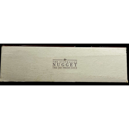 Australia 1987 Perth Mint Gold Four Coin Proof Set Famous Nuggets
