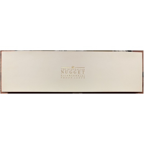 1988 Perth Mint Gold 4 Coin Proof Set (1oz to 1/10oz) Famous Nuggets