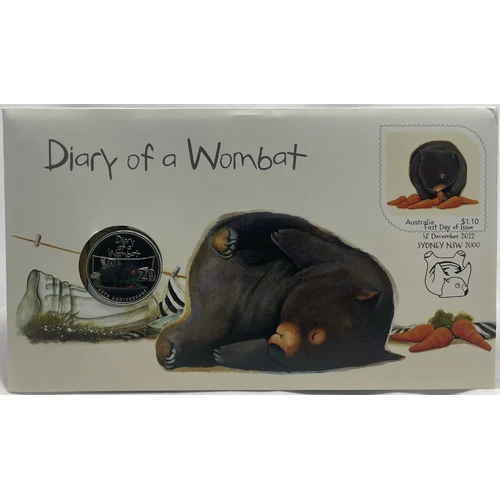 2022 20 Cent PNC Diary of a Wombat