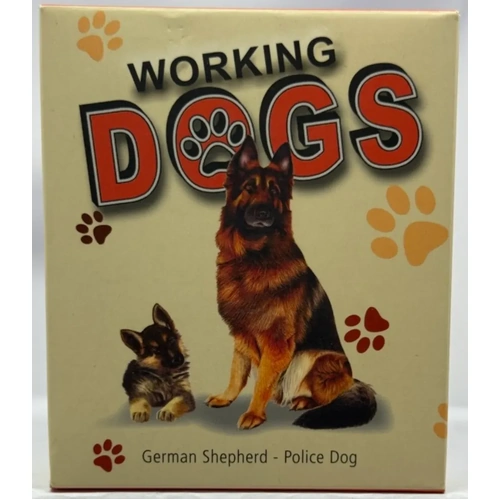2011 Silver 1oz Proof Coin Working Dogs German Shepherd