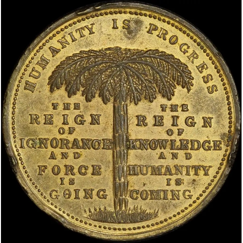 EW Cole Gilt Bronze Token 1879 ~ 1903 D32 / C24 good EF