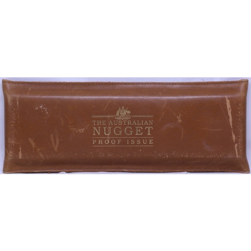 1991 Perth Mint Kangaroo Nugget Gold Five Coin Proof Set (1oz to 1/20oz)