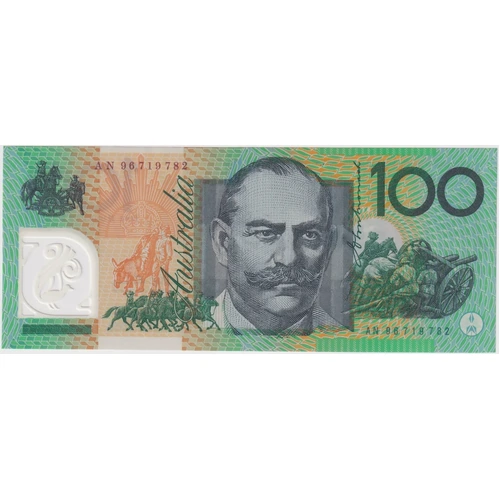 1996 $100 Test Note Fraser/Evans AN96 First Prefix R616tF Extremely Fine
