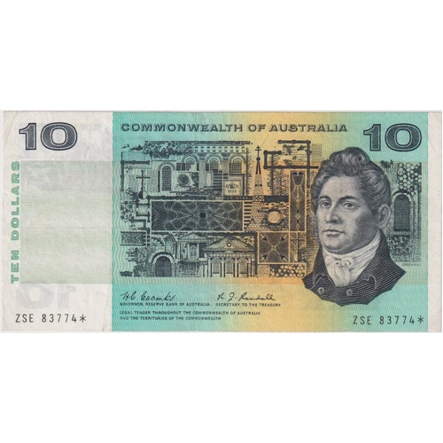 1967 $10 Star Note ZSE First Prefix Coombs/Randall R302sL Very Fine