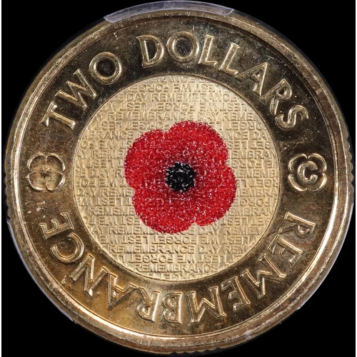 2012 2 Dollar Red Poppy PCGS MS66