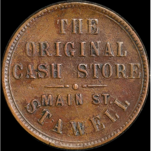 Crothers ca1862 Halfpenny Token about VF