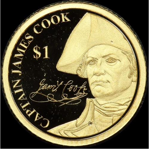 Cook Islands 2016 Gold 1 Dollar Half Gram Coin Cook