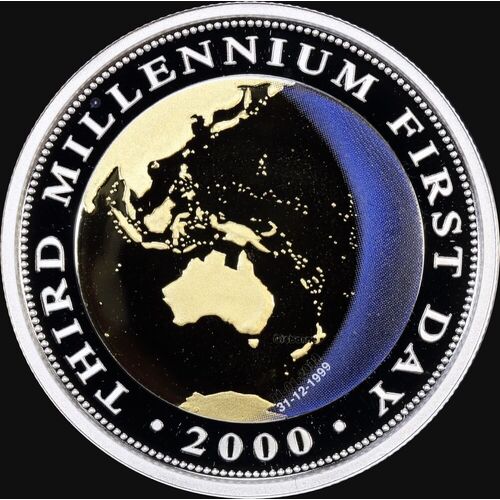 2000 Gold Bimetal Twenty Dollar Proof Coin Millennium