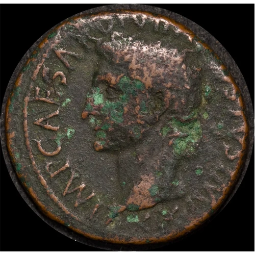 Ancient Rome (Imperial) 11AD-12AD Augustus Bronze As RIC 471 about VF