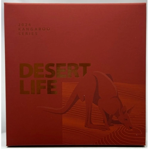 2024 Silver 1 Dollar Proof Coin Desert Life