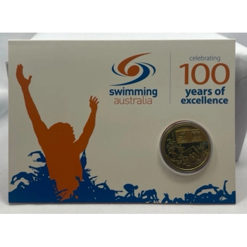 2009 1 Dollar Uncirculated Coin Swimming Australia