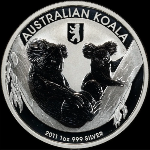 2011 Silver 1 Ounce Coin Specimen Koala Berlin Privy Mark