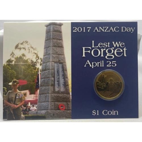 2017 1 Dollar Uncirculated Coin ANZAC Day