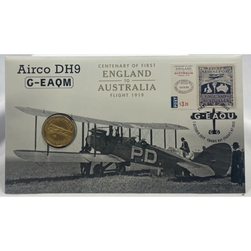 2019 1 Dollar PNC Airco DH9 First England to Australia Flight