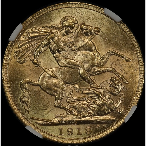 Canada 1918 Gold Sovereign KM# 20 Uncirculated