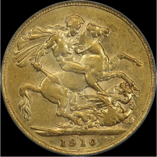 Canada 1910 Gold Sovereign KM# 14 EF / CGS 45