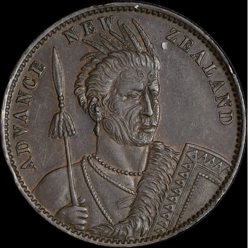 Milner & Thompson Undated Copper Penny A# 378 good EF