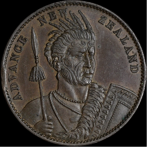 Milner & Thompson Undated Copper Penny A# 378 good VF