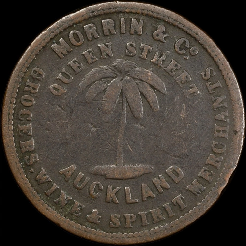 Morrin Undated Copper Penny A# 387 Very Good