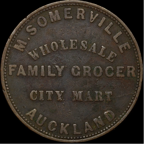 Somerville 1857 Copper Penny A# 498 Fine