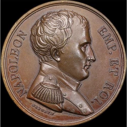 France 1814 Bronze Medal First Abdication of Napoleon