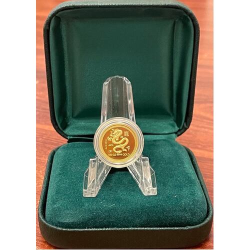 2000 Gold Lunar Tenth Ounce Proof Coin Series I - Dragon