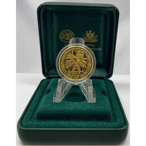 2000 Gold Olympic Proof Coin - Dedication II