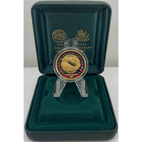 2000 Gold Olympic Proof Coin - Achievement