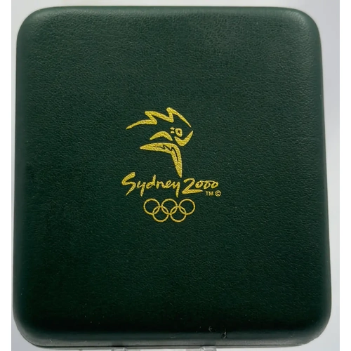 2000 Gold Olympic Proof Coin KM# 521 Achievement (Torch)