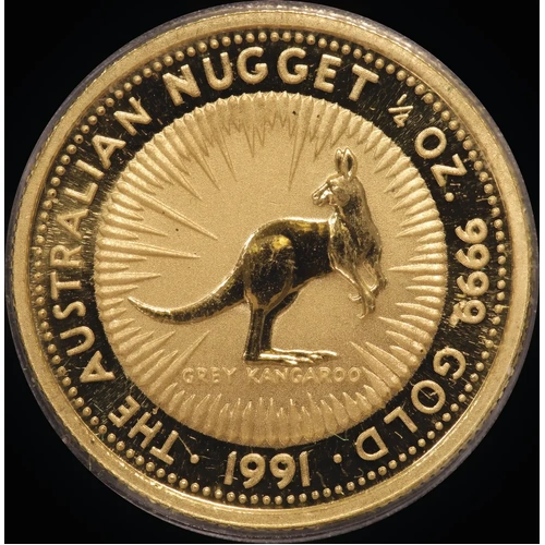 1991 Gold Quarter Ounce Uncirculated Coin