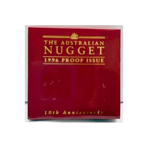 1996 Gold 1/4 Ounce Proof Coin Australian Nugget