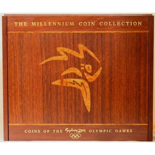 Sydney 2000 Olympic Gold / Silver Proof Millennium Coin Collection