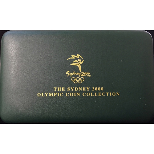 Sydney 2000 Olympic Gold and Silver 3 Proof Coin Set #6 Achievement (Stadium)
