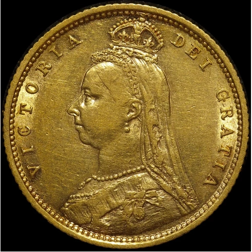 1891 Sydney Jubilee Head Half Sovereign good VF