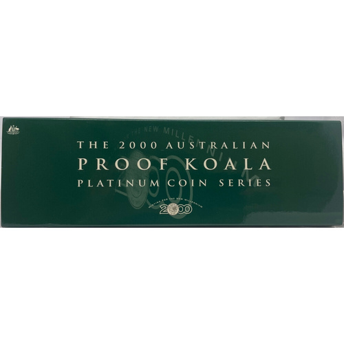 2000 Platinum 5 Coin Set Australian Koala 