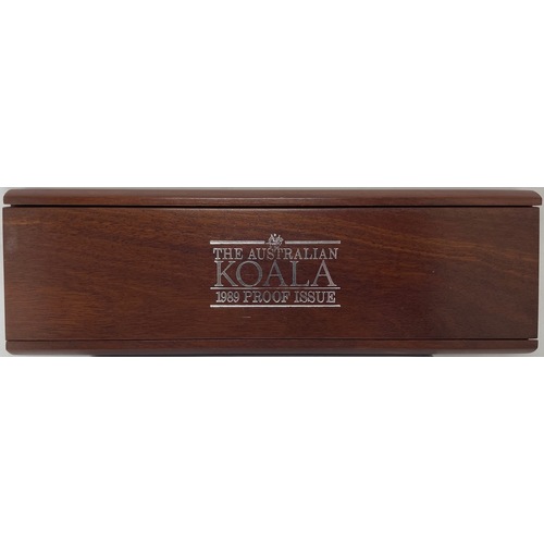 1989 Perth Mint Koala Platinum 5 Coin Proof Set (1oz to 1/20oz)