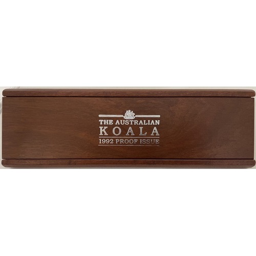 1992 Platinum Five Coin Proof Set (1 1/2 1/4 1/10 And 1/20)