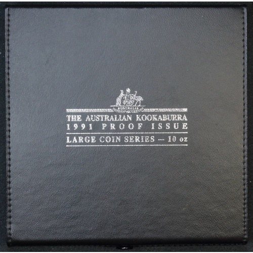 1991 Silver Ten Ounce Proof Coin Kookaburra