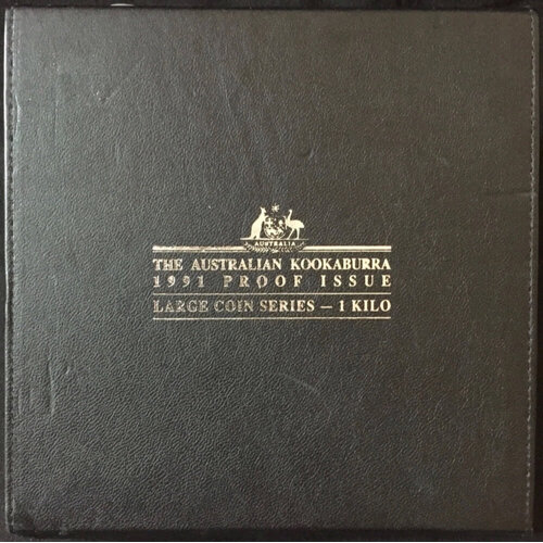 1991 Silver Kilogram Proof Coin Kookaburra