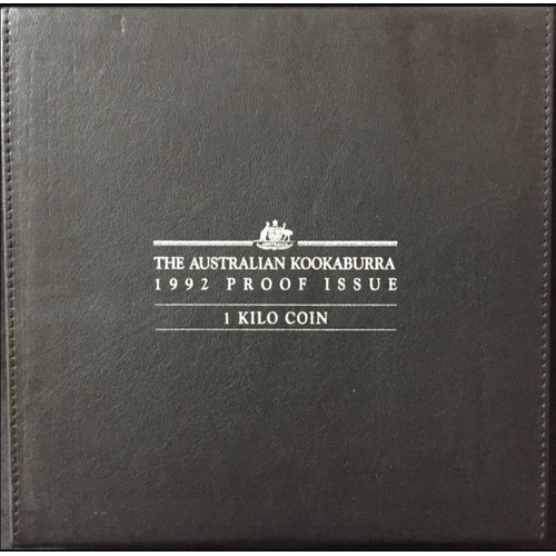 1992 Silver 1 Kilogram Proof Coin Kookaburra