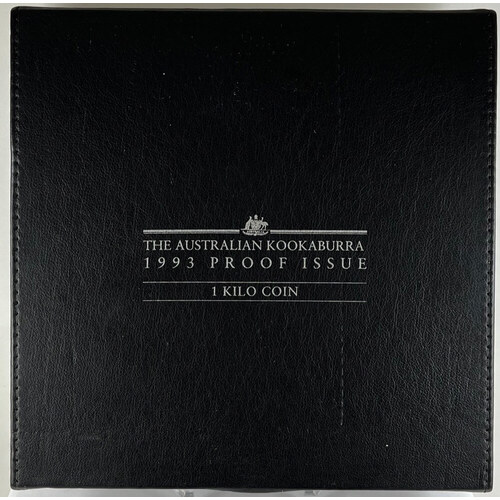 1993 Silver 1 Kilogram Proof Coin Kookaburra